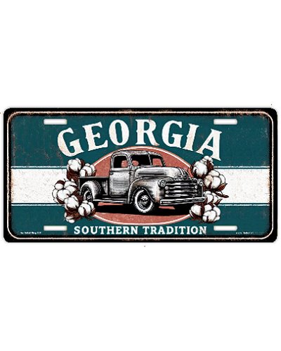 Georgia Southern Tradition (1957 Chevy) sublimated car tag
